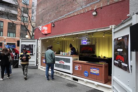 Harpoon Brewery is hosting a pop-up beer garden during the playoffs