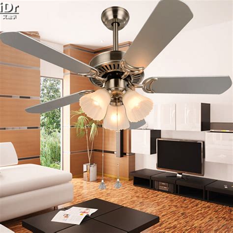 Modern minimalist living room ceiling fan light fan lights restaurant ...