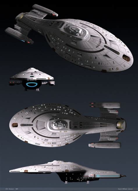 WIP - USS Horizon - October 2011 by dlamont on DeviantArt … | Star trek ships, Star trek ...