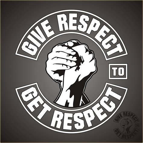 Give Respect To Get Respect (Aufkleber)