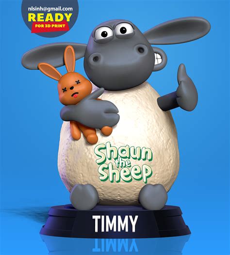 3D file Timmy - Shaun the Sheep・3D printable model to download・Cults