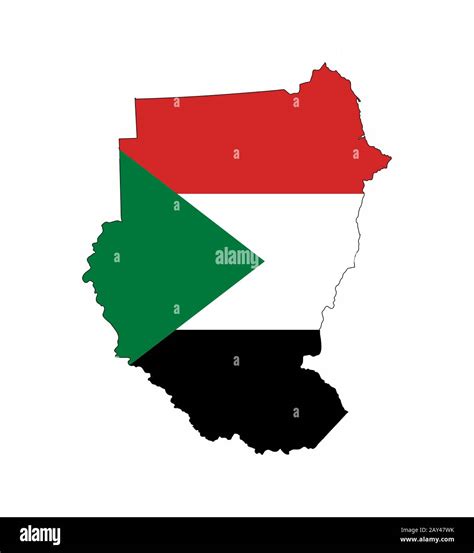 Sudan Flag Map High Resolution Stock Photography and Images - Alamy