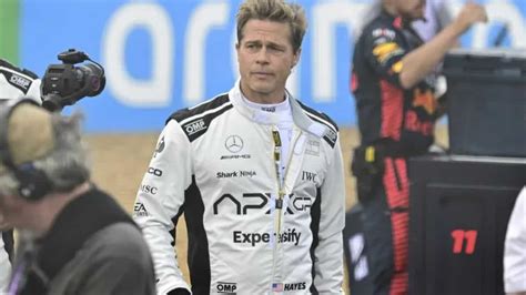 Brad Pitt respects F1 and thrills drivers at Silverstone ...