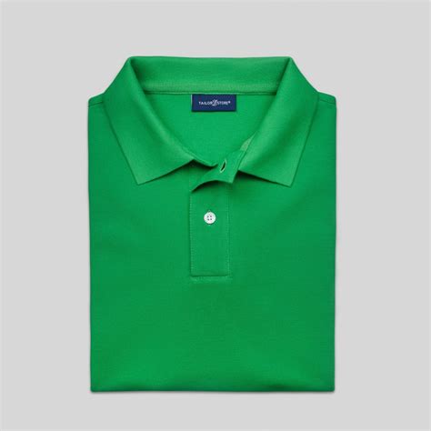 Women's lawn green polo shirt | Tailor Store®