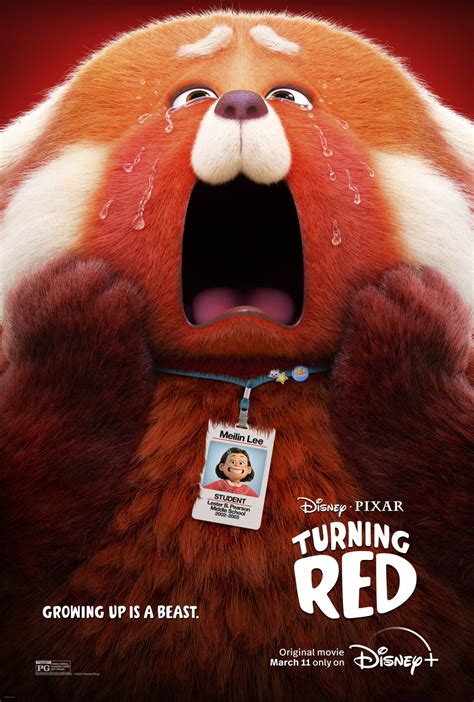 New Posters Released for Disney/Pixar's 'Turning Red' - Disney Plus ...