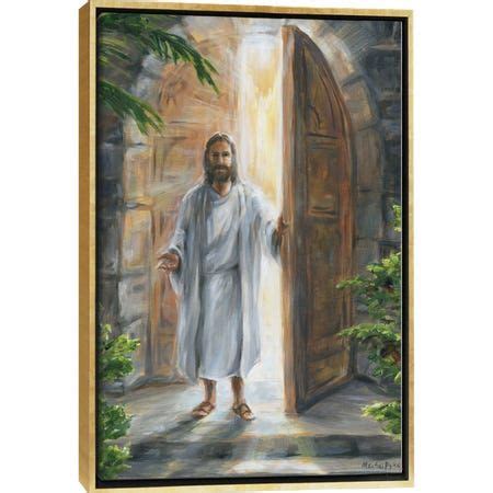 Jesus Opening The Door by Melani Pyke canvas art arrives ready to hang ...