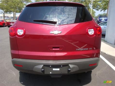 2010 Red Jewel Tintcoat Chevrolet Traverse LTZ #34167765 Photo #5 ...