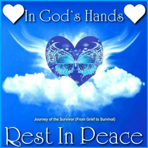 In God's Hands Rest In Peace | Rest in peace quotes, Rest in peace, Heaven quotes