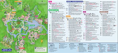 The Official Animal Kingdom Map + Tips For Your Visit - Disney Trippers