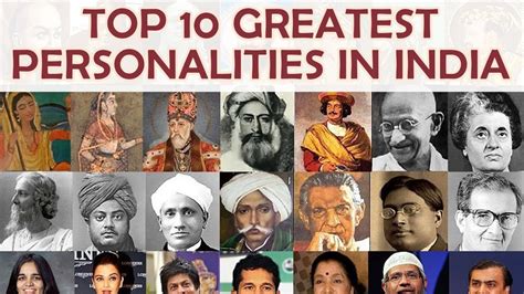 Top 10 Greatest Personalities in India - YouTube