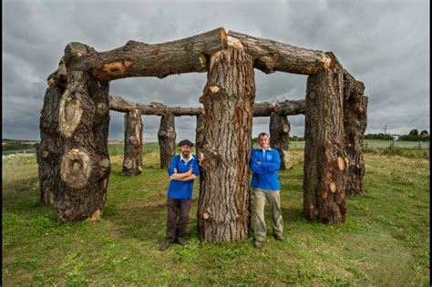 Pub landlord who built 12 ft wooden Stonehenge must demolish it - AOL