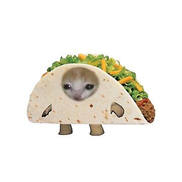 "Happy Taco Cat" Sticker for Sale by OvertimeProject | Redbubble