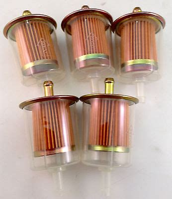 5pc - FUEL FILTER INDUSTRIAL HIGH PERFORMANCE UNIVERSAL INLINE GAS ...