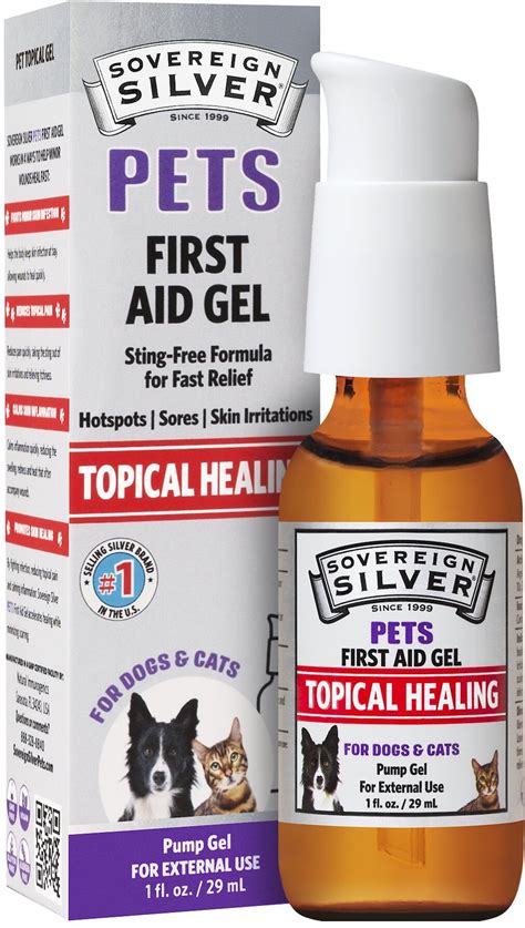 SOVEREIGN SILVER PETS First Aid Gel for Dogs & Cats, 1-oz bottle ...