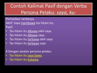 Kalimat pasif | PPT