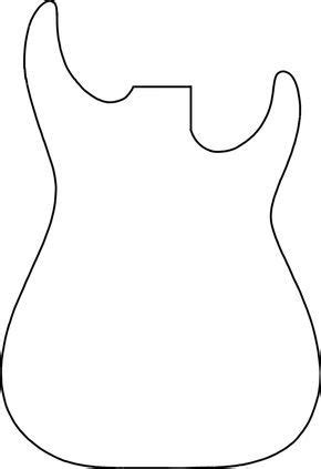 Guitar Outline Printable | Free Clipart Images