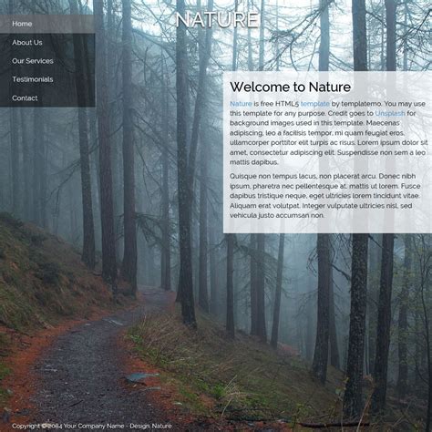 398 nature template