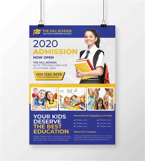 School Flyer Design – Yeppe.digitalfuturesconsortium within School Brochure Design Templates ...