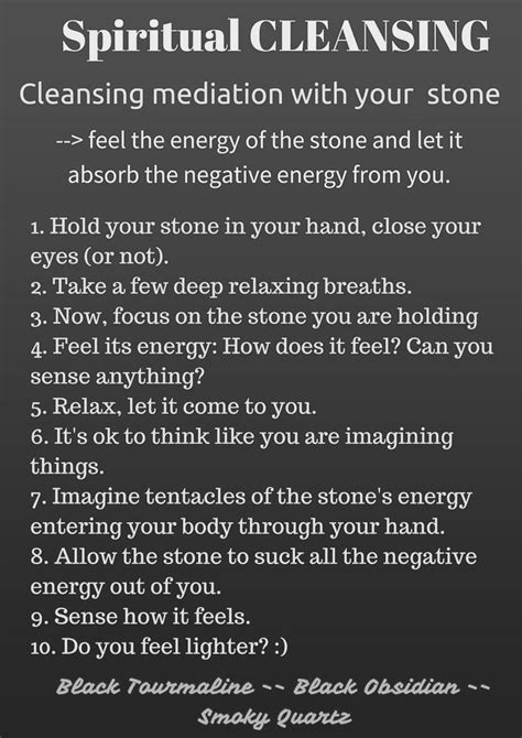 Spiritual cleansing with stones~ Mo Chakra Healing Crystals, Crystal Healing Stones, Reiki ...