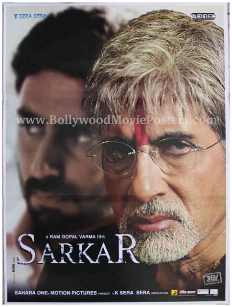 Sarkar Hindi movie poster Amitabh