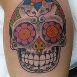 Tatuagem caveira sugar skull tattoo | Flickr - Photo Sharing!