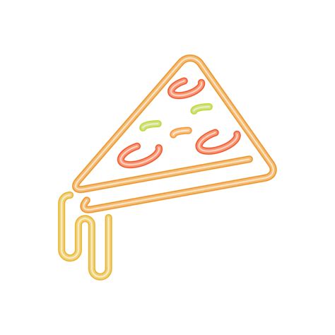 pizza neon food 13829299 Vector Art at Vecteezy