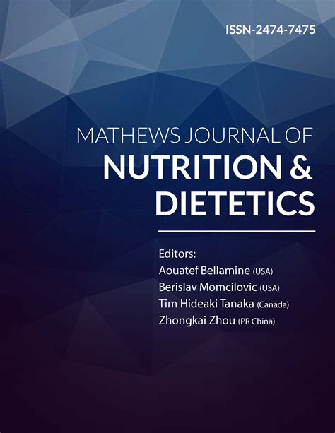 Editorial Board | Nutrition Open Access Journals | Mathews ...