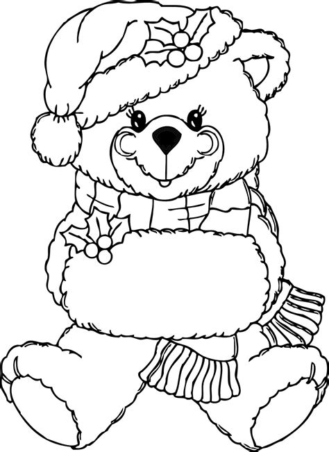 Free Printable Teddy Bear Coloring Pages For Kids