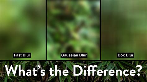 After Effects Tutorial: Gaussian, Fast, & Box Blur :: Behance