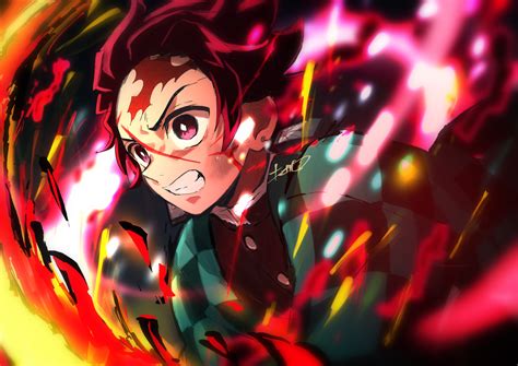 Kyojuro Rengoku Demon Slayer Kimetsu no Yaiba Art 2022 Wallpaper, HD Anime 4K Wallpapers, Images ...