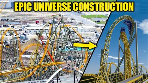 Epic Universe CONSTRUCTION - Overview of the New Orlando Theme Park ...