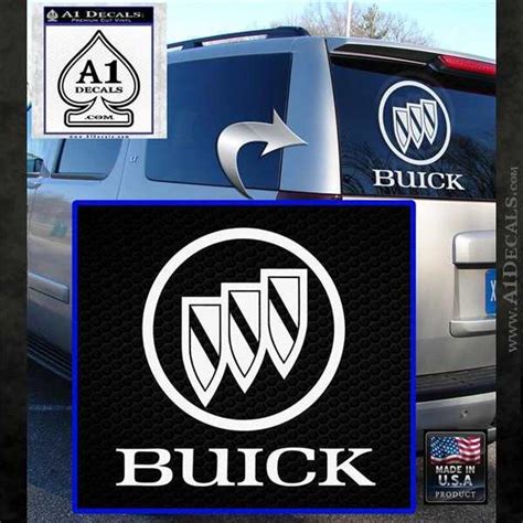 Buick Motors Stacked Decal Sticker » A1 Decals