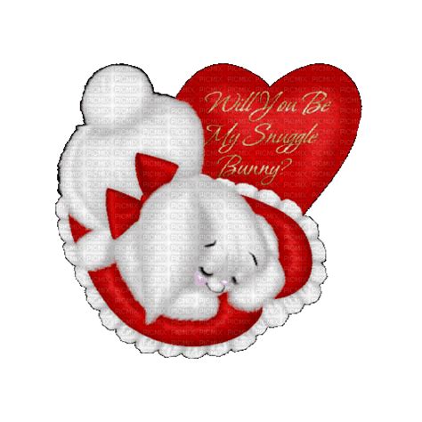 Lapin Blanc Coeur Rouge St- Valentin:), lapin , blanc , coeur , rouge , st , valentin - Free ...