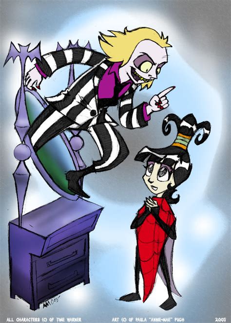 Beetlejuice and Lydia by anniemae04 on DeviantArt