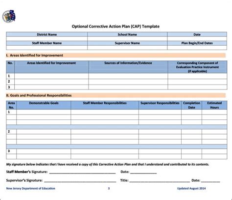 Corrective Action Plan Template - 23+ Free Word, Excel PDF Format ...