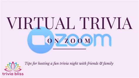 Ready to Host Your Very Own Virtual Trivia Night? Here's How - Trivia Bliss