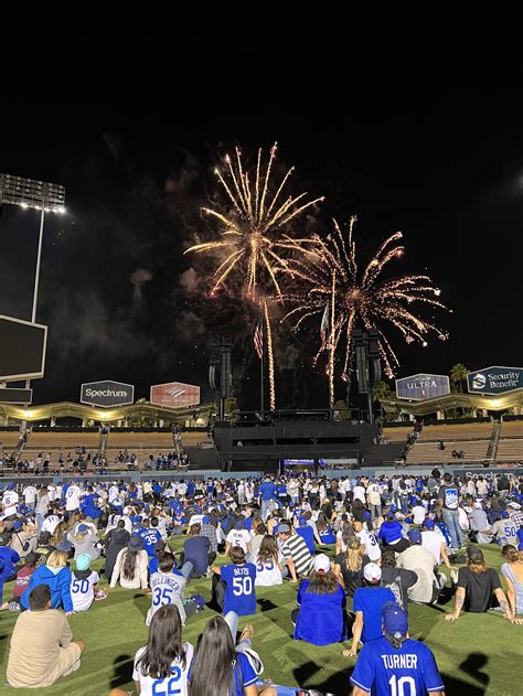 Friday Night Fireworks at Dodger Stadium — California By Choice