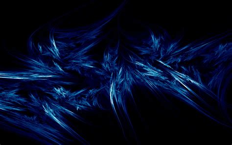 Blue And Black Abstract Painting, Digital Art, Black Background ...