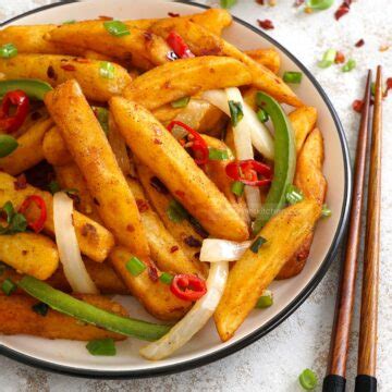 Chinese Salt and Pepper Chips | Khin's Kitchen Takeaway Style Recipe