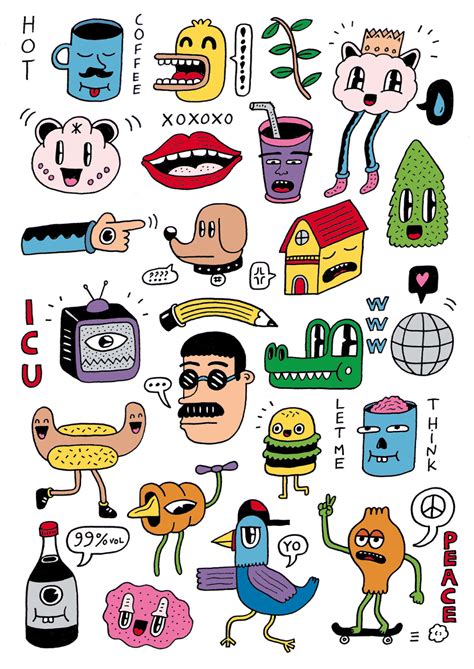 DOUGLAS CAVANNA | Graphic design posters, Sticker art, Sketch book