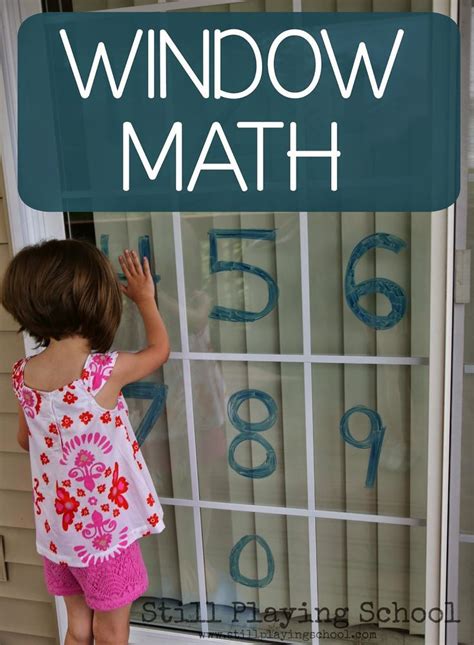 Window Math Gross Motor Game by Still Playing School Educational ...