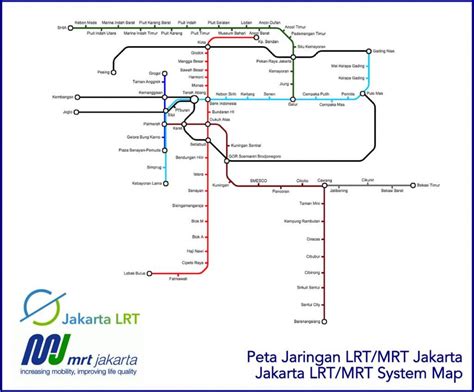 Lrt map Jakarta - Jakarta lrt map (Java - Indonesia)