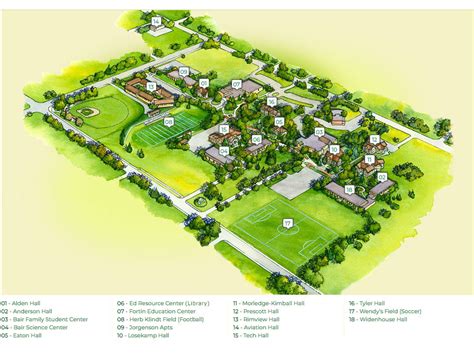 Rocky Mountain College Map - RMC