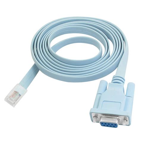 1.5m RJ45 Male to 9 Pin RS232 RS-232 DB9 Female Plug LAN Router Cable ...