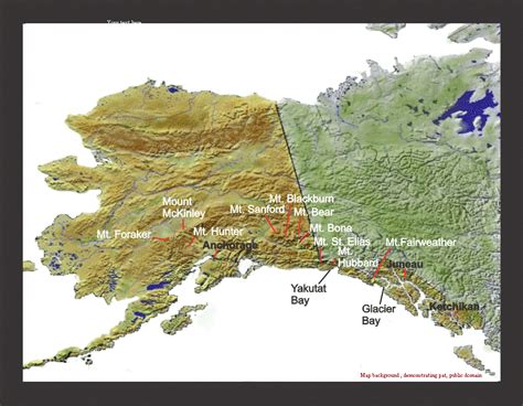 Alaska Mountain Ranges