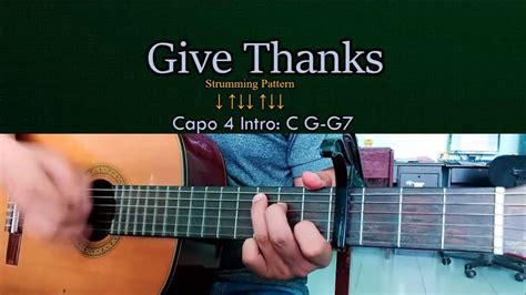 Give Thanks - Guitar Chords Chords - Chordify