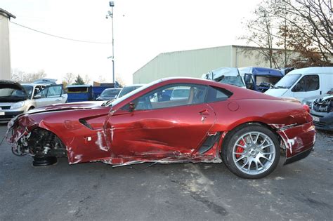 For Sale: Crashed Ferrari 599 owned by Cristiano Ronaldo - PerformanceDrive