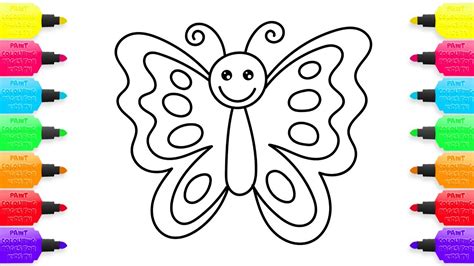 Butterfly Drawing For Kids at GetDrawings | Free download