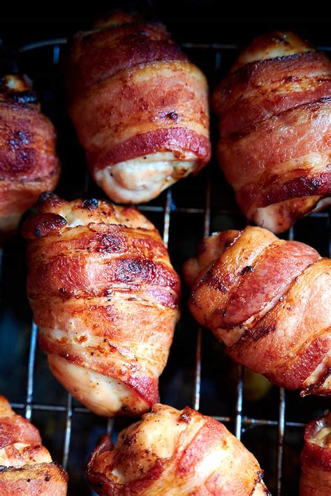 Bacon Wrapped Chicken Thighs - Craving Tasty