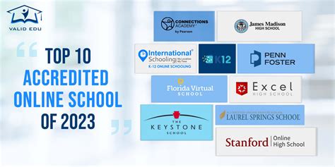 Top 10 Accredited Online Schools | Verified by Valid Education